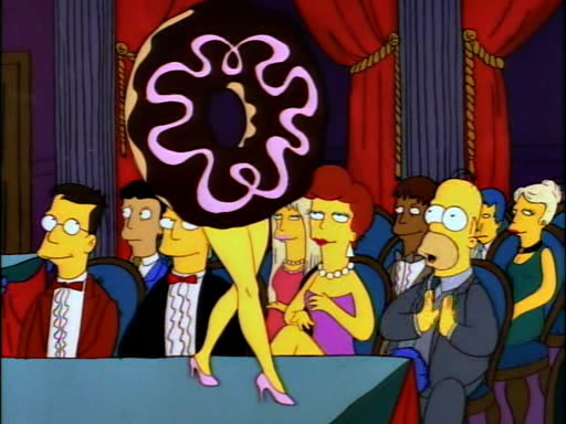 Mmmm, anthropomorphized lady donut.