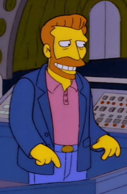 Wealthy man's fashion plate.  