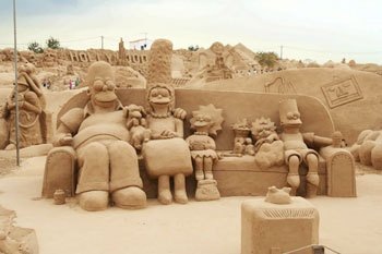 Simpsons Sand Couch