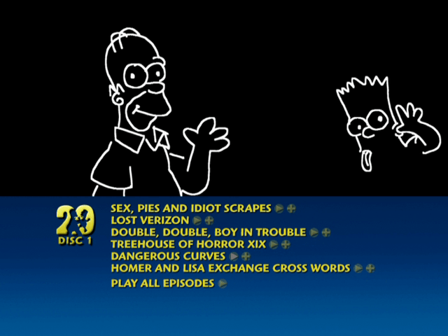 Season 20 DVD Menu