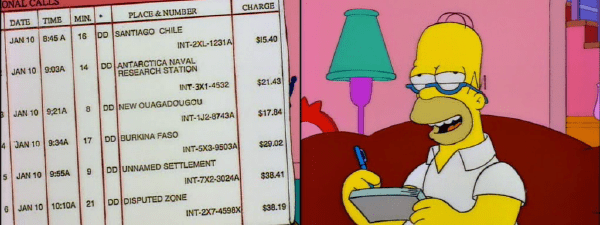 Phone Bill Endorphins
