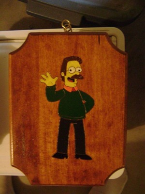 Flanders Wood Burned Engraving