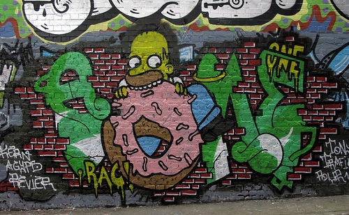 Homer Graffiti