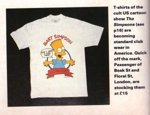 The Face Magazine June 1990 Simpsons2