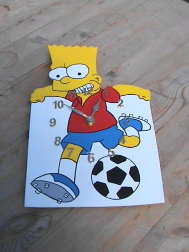 Hand Made Bart Clock
