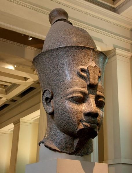 British Museum, Colossal Granite Head of Amenhotep III (Room 4)