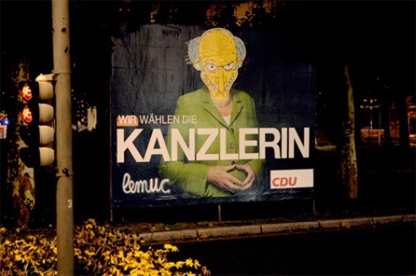 Merkel as Burns