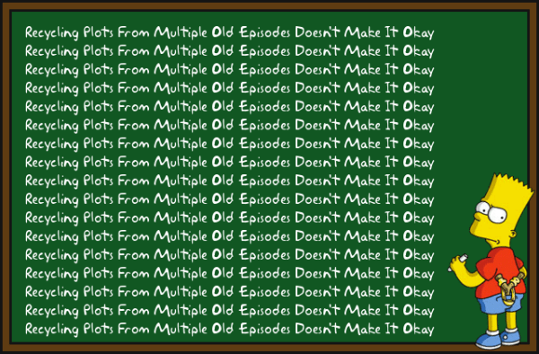 Chalkboard - Lisa Simpson, This Isn't Your Life