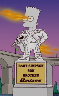 Bart's Imaginary Statue