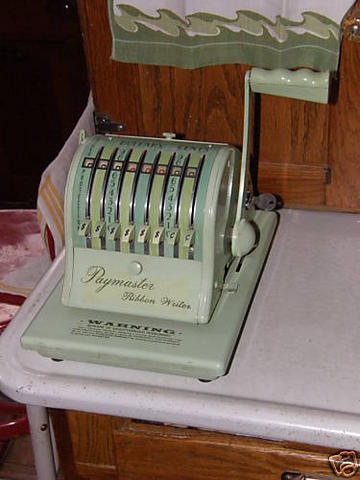 Check Writing Machine