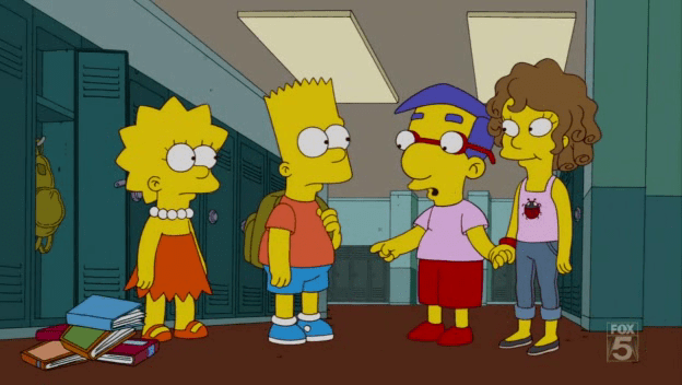 Four People in a Hallway