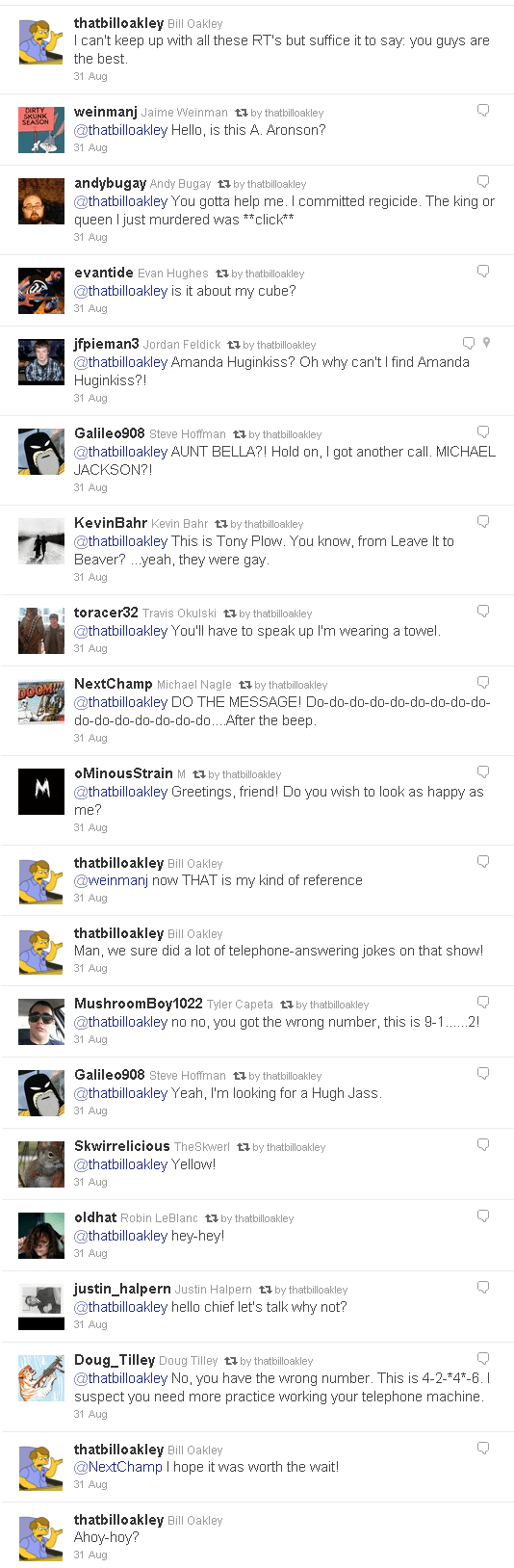 Oakley Tweet - Response