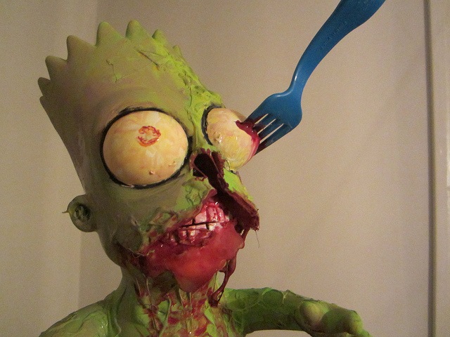Andres Musta - Zombie Bart in Progress