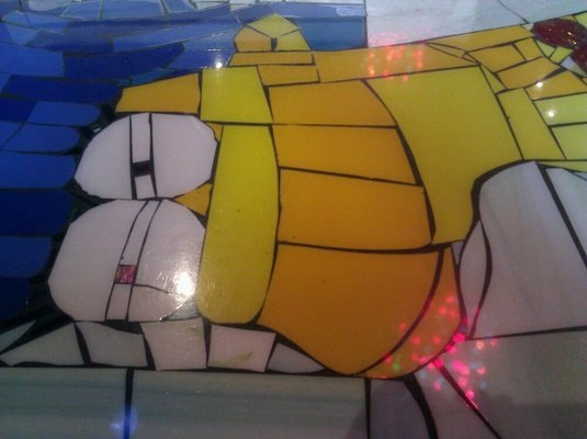 BGR The Burger Joint - Marge Simpson Mosaic Tablel