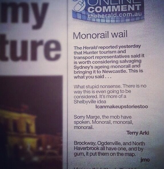 Monorail wail