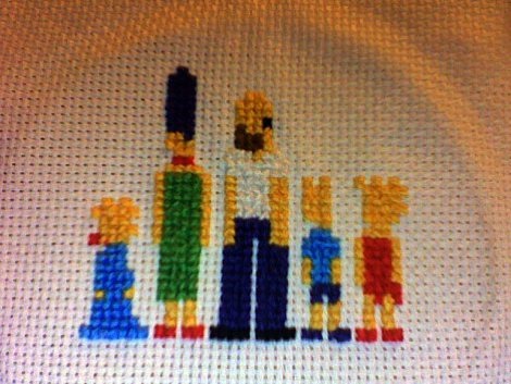 Cross Stitch Simpsons