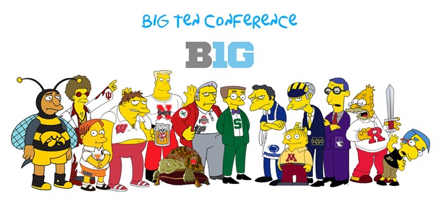 Simpsons Big Ten