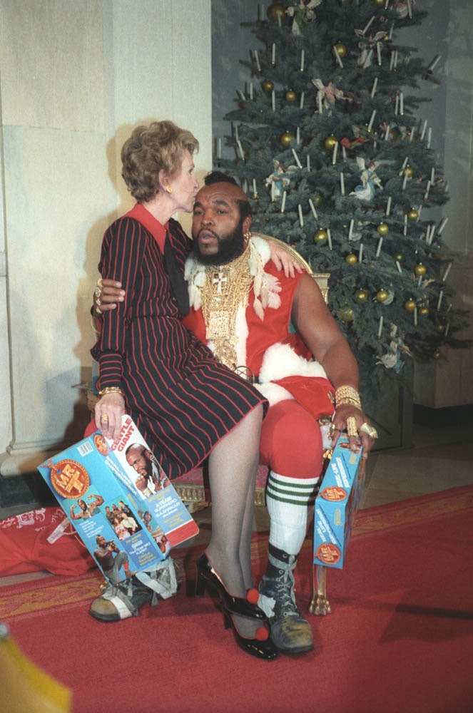 Mr. T and the Nancy Reagan