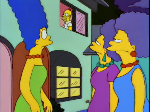 Homer vs Patty & Selma11